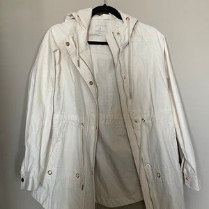 Cotton Anorak Jacket w Gold hardware